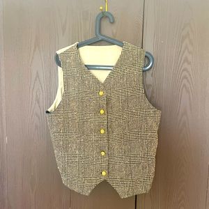 Vintage brown vest